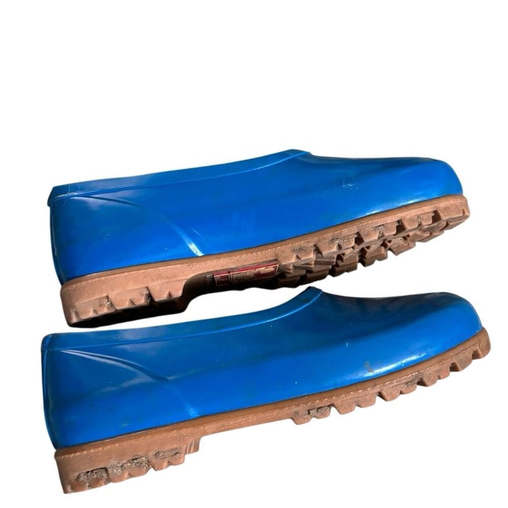 Mid West Size 7 Women’s Blue Rain & Garden Loafers Style 6050 - Picture 6 of 7